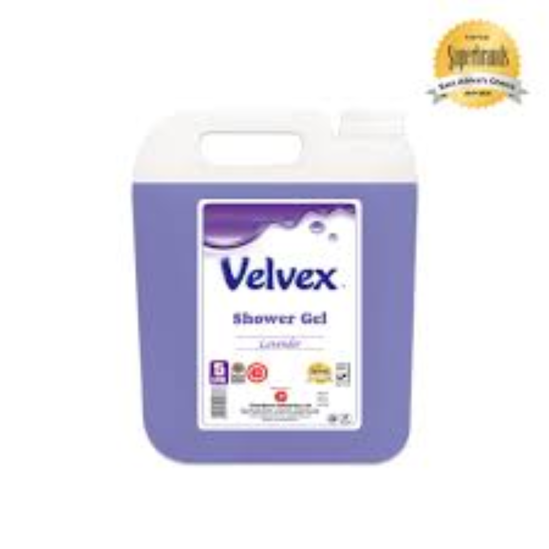 VELVEX SHOWER GEL LAVENDER 5LTR